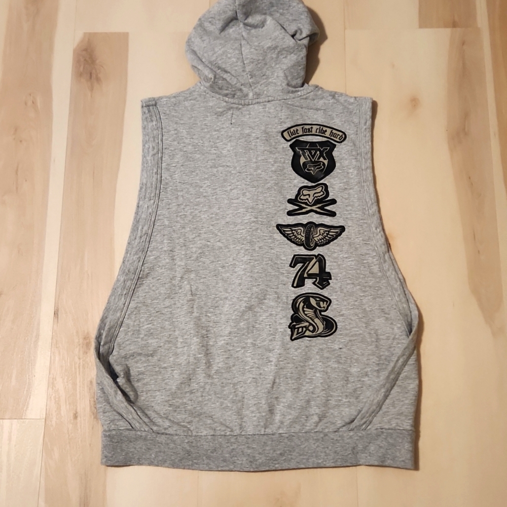 🔻Fox Racing 74 Women's Hoodie Vest Size Medium - Picture 2 of 14